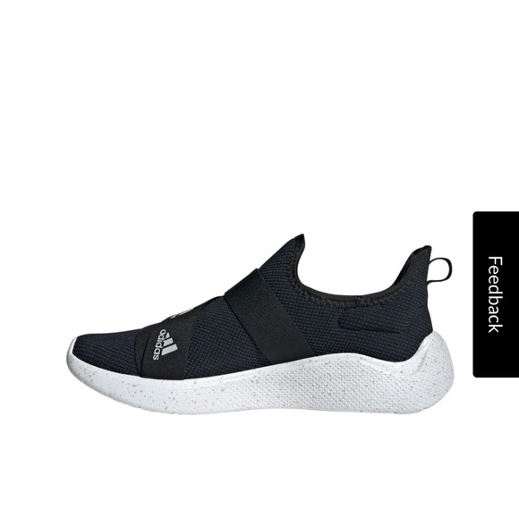 Adidas puremotion adapte Black and White Slip-On Sneakers size 7 women - Picture 4 of 14